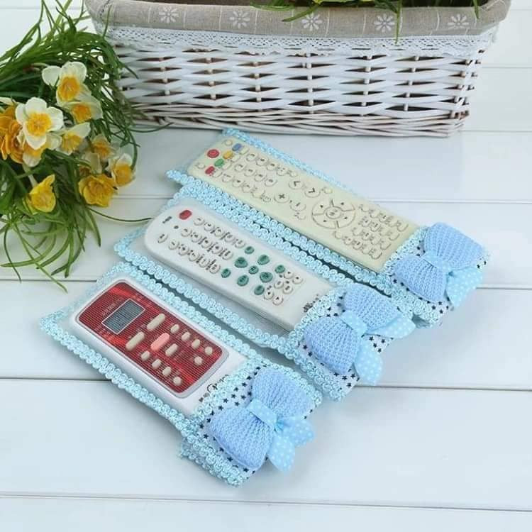 Fabric Lace Remote control Protector Case Cover