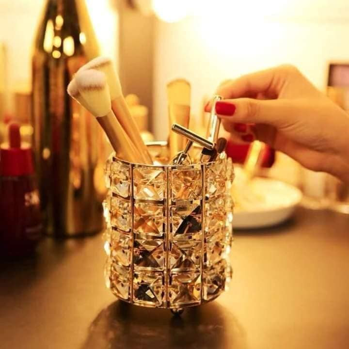 Crystal Makeup Brush Holder