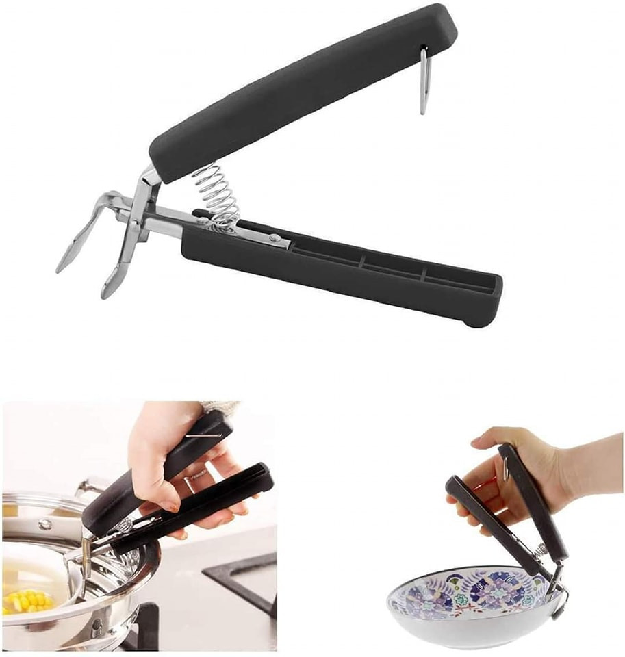 Multi-Function Stainless Steel Retriever Tongs